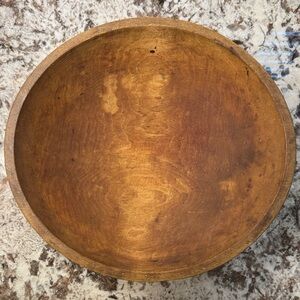 Rustic Wooden Serving Bowl
